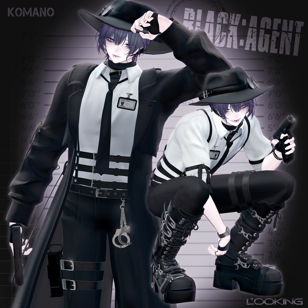 【♟BLACK AGENT♟】16 アバター対応