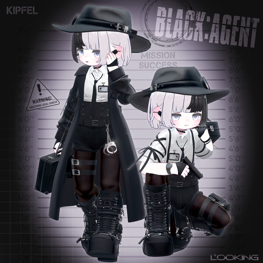 【♟BLACK AGENT♟】16 アバター対応