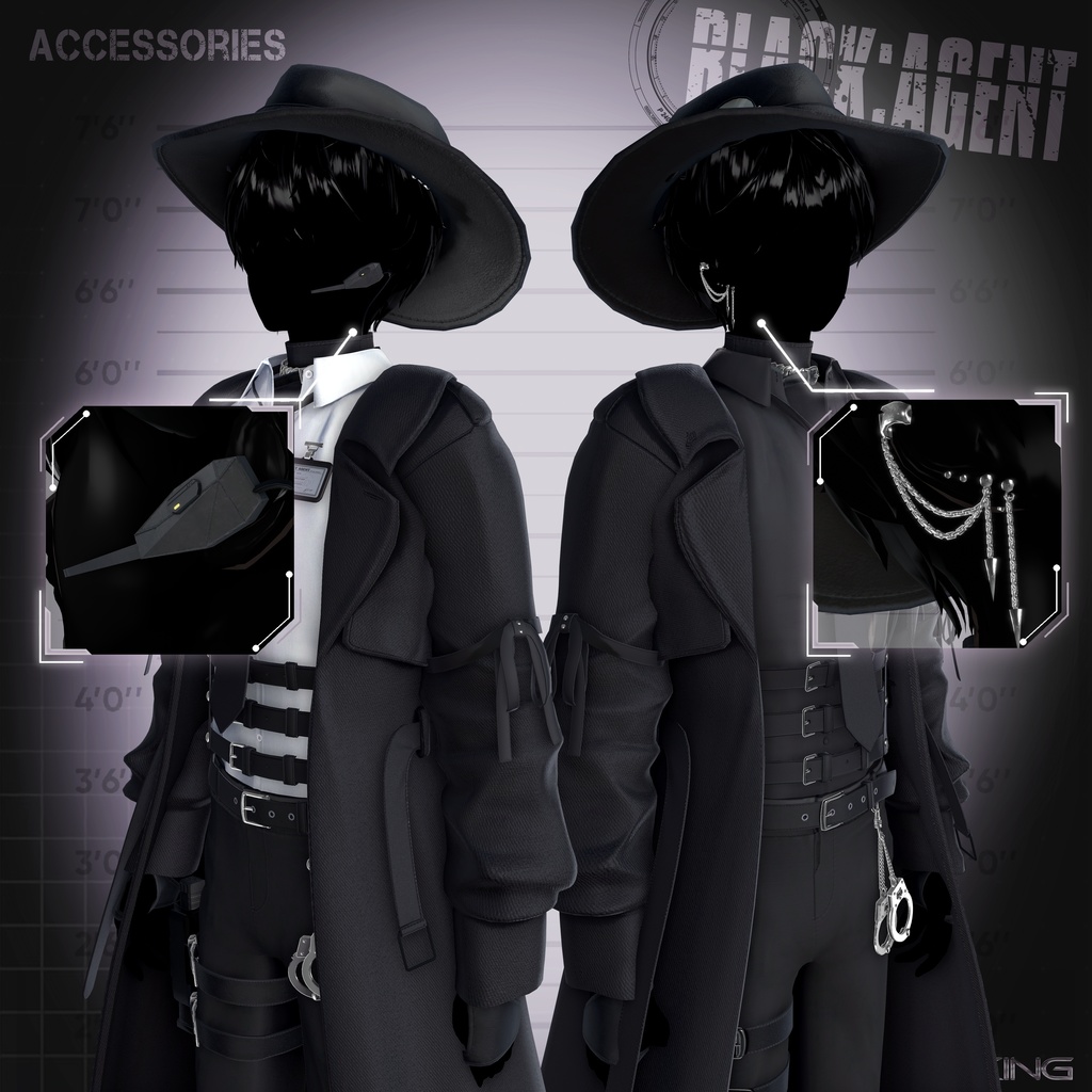 【♟BLACK AGENT♟】16 アバター対応