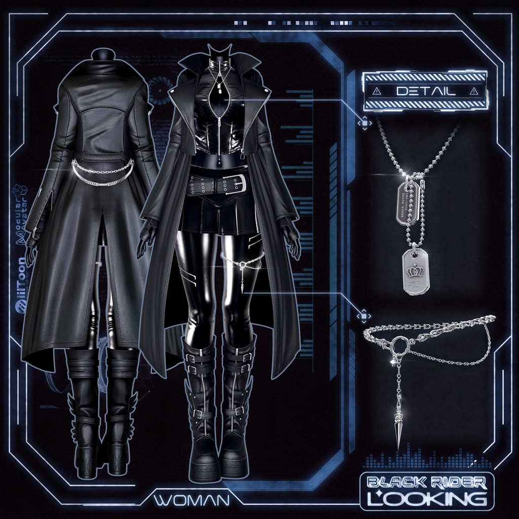 【♠BLACK RIDER♠】16 アバター対応 - EarlyBird