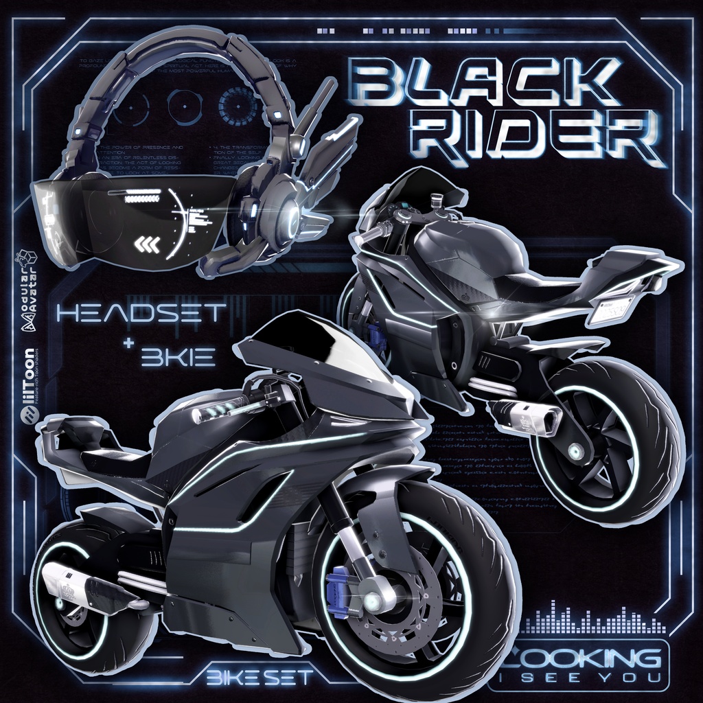 【♠BLACK RIDER♠】16 アバター対応 - EarlyBird