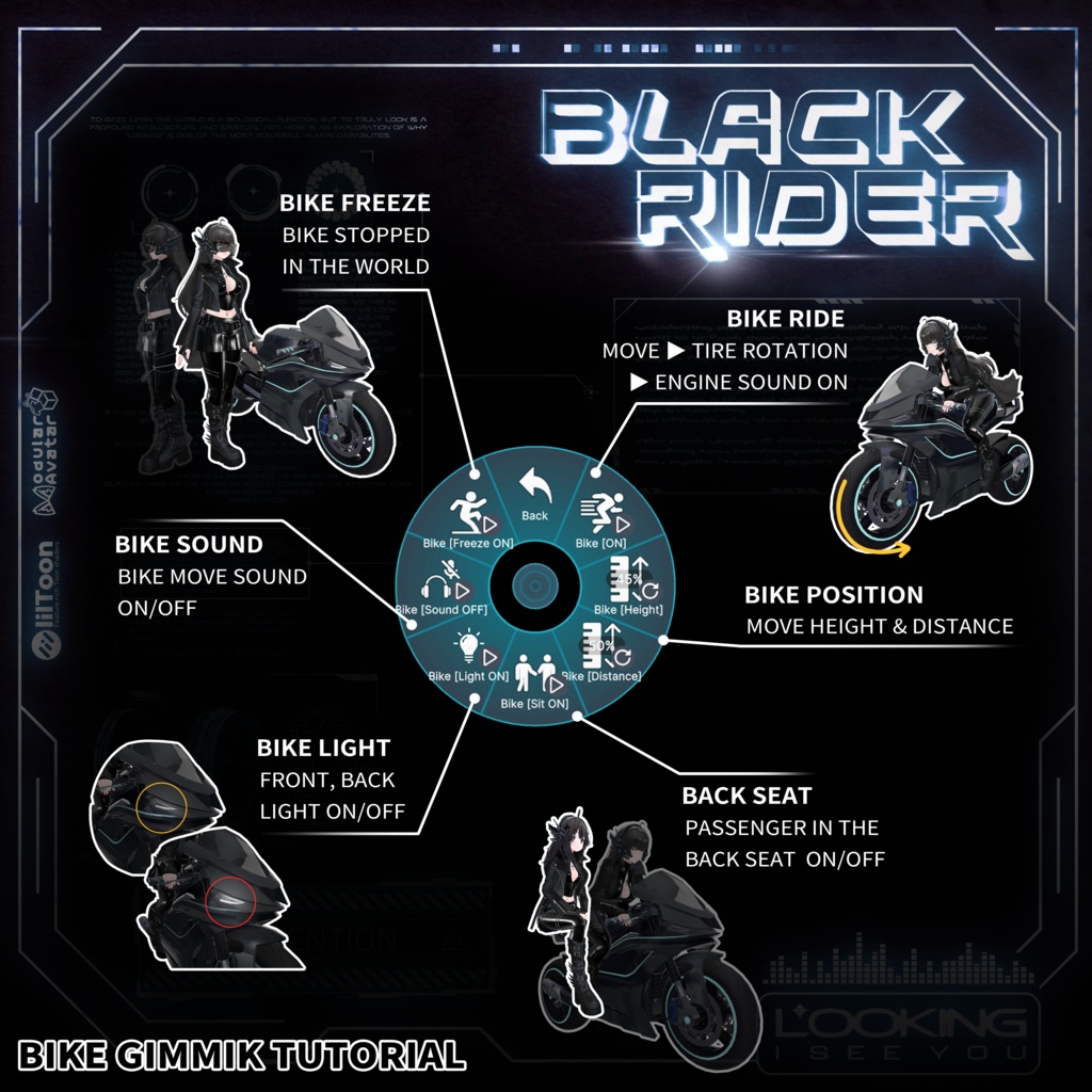 【♠BLACK RIDER♠】16 アバター対応 - EarlyBird