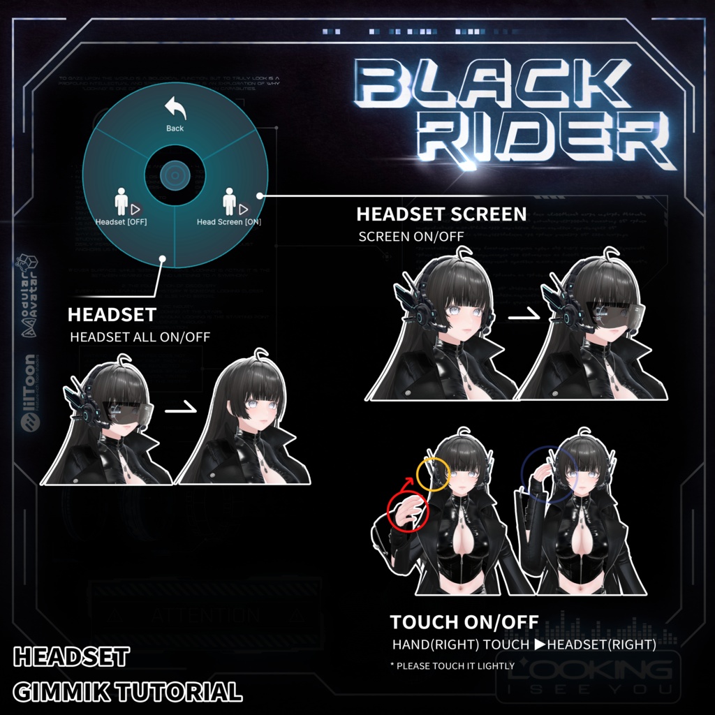 【♠BLACK RIDER♠】16 アバター対応 - EarlyBird