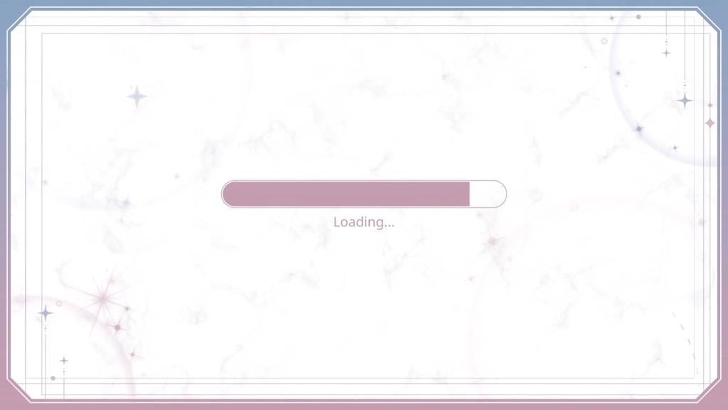 【配信者向け】待機画面 - オーロラ