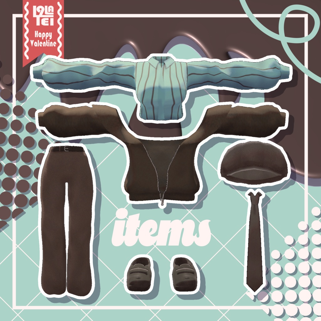 Chocolate shirt【璃々・ヘルべチカ対応】