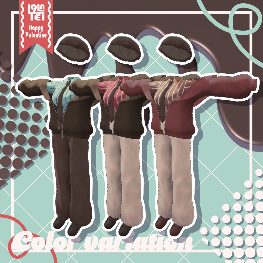 Chocolate shirt【璃々・ヘルべチカ対応】