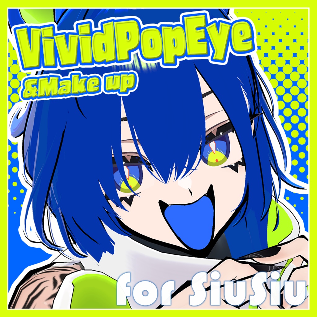 【SiuSiu対応】VividPopEye【Makeup＋Eye texture】