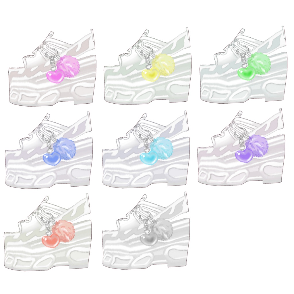 【VRoid】チャンキースニーカーサンダル CHUNKY SNEAKER SANDAL