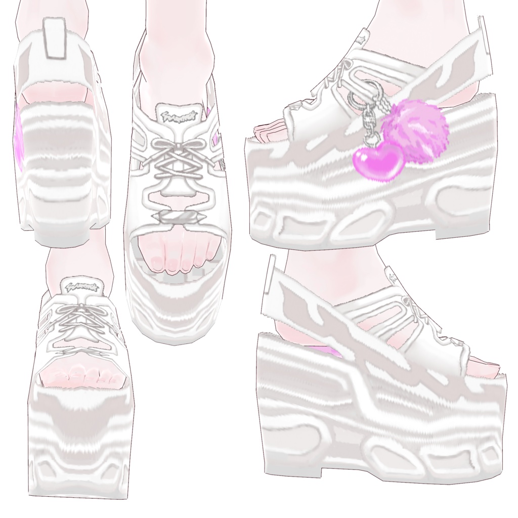 【VRoid】チャンキースニーカーサンダル CHUNKY SNEAKER SANDAL