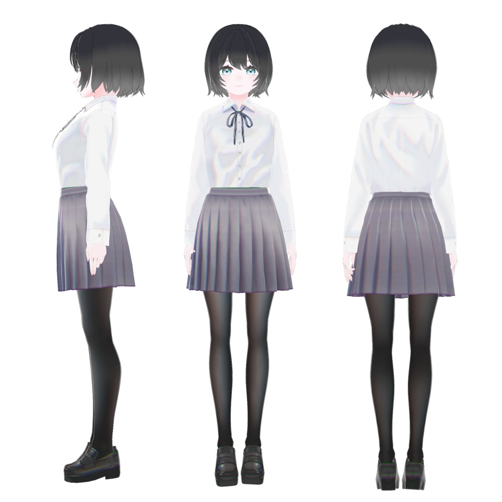 【VRoid】いつもの制服 Hologram Youth.