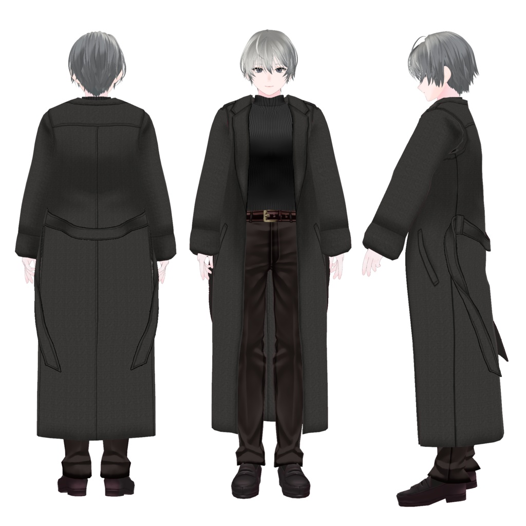 【VRoid】クラシックロングコート