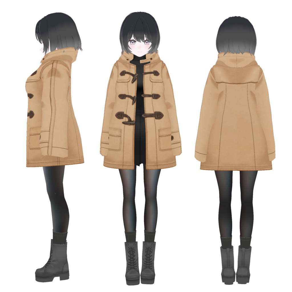 【VRoid】ダッフルコート Halcyon Baby’s Duffle Coat