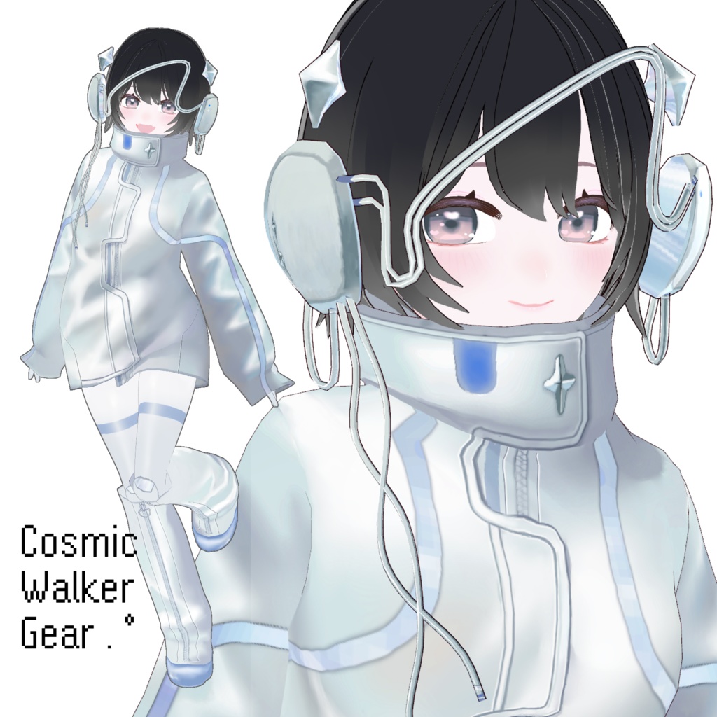 【VRoid】宇宙散歩服 ₊ ˚ . ✧ Cosmic Walker Gear ✧ . ゚₊