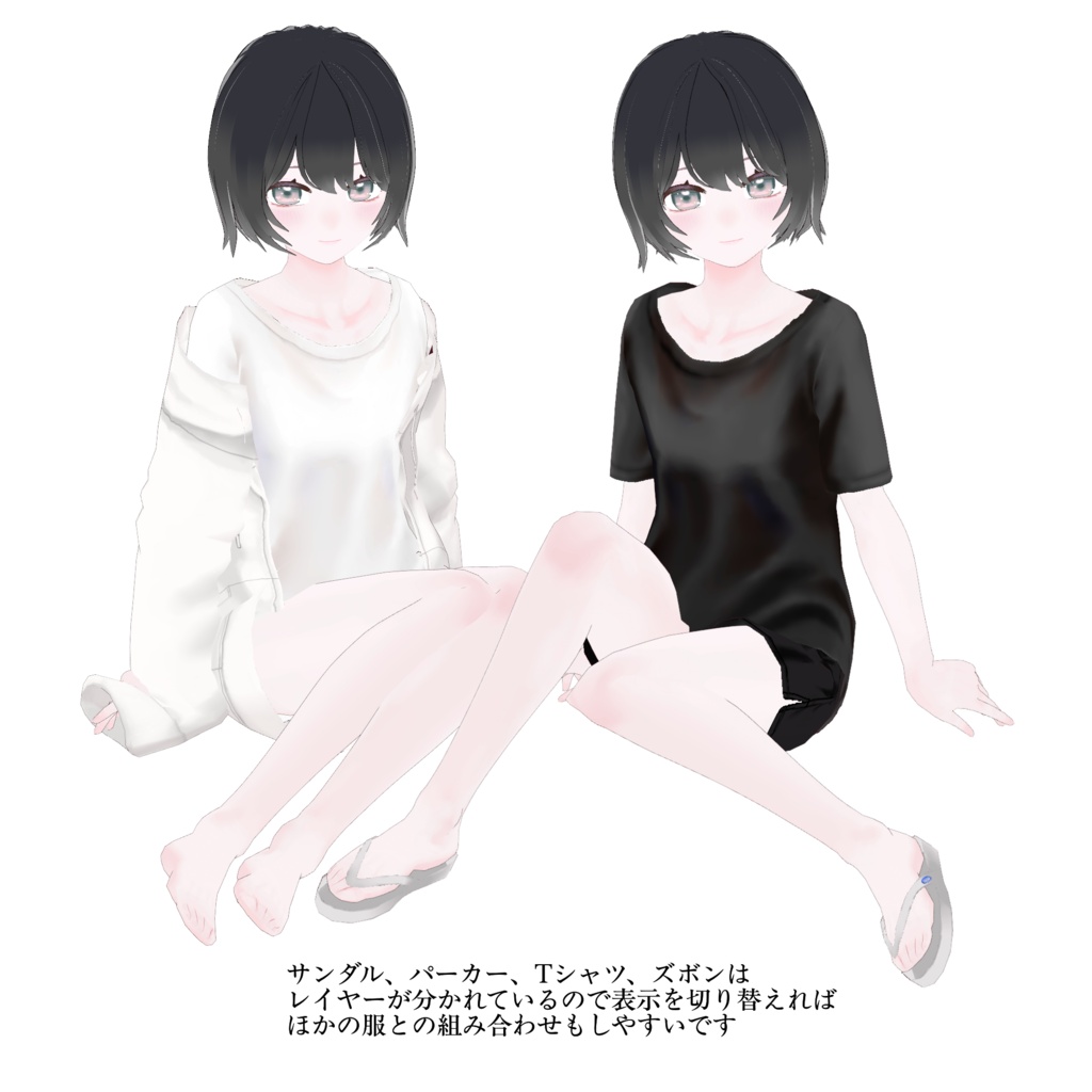 【VRoid】こんびにこーで Comfy Days2