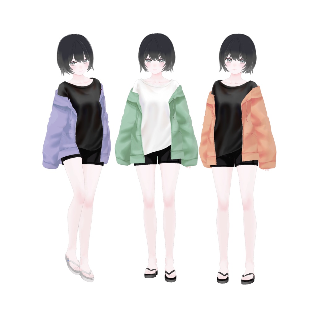 【VRoid】こんびにこーで Comfy Days2