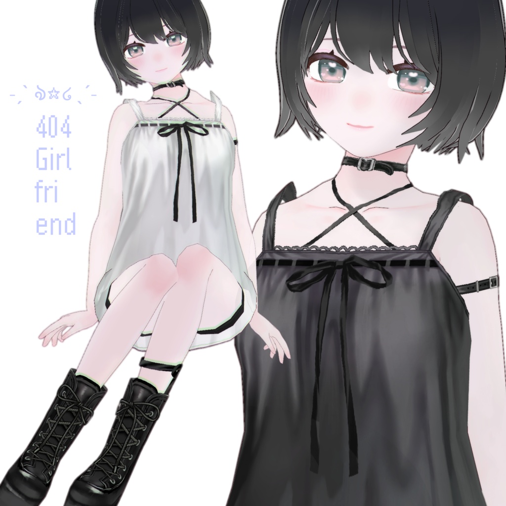 【VRoid】404 girl friend.