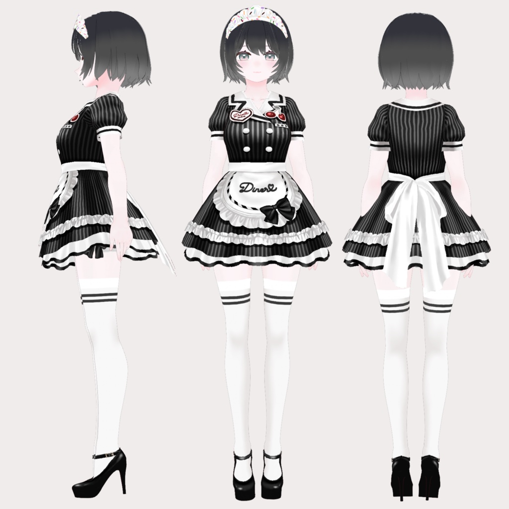 【VRoid】エクストラ ホイップ・ダイナー 🍒 Extra Whip Diner