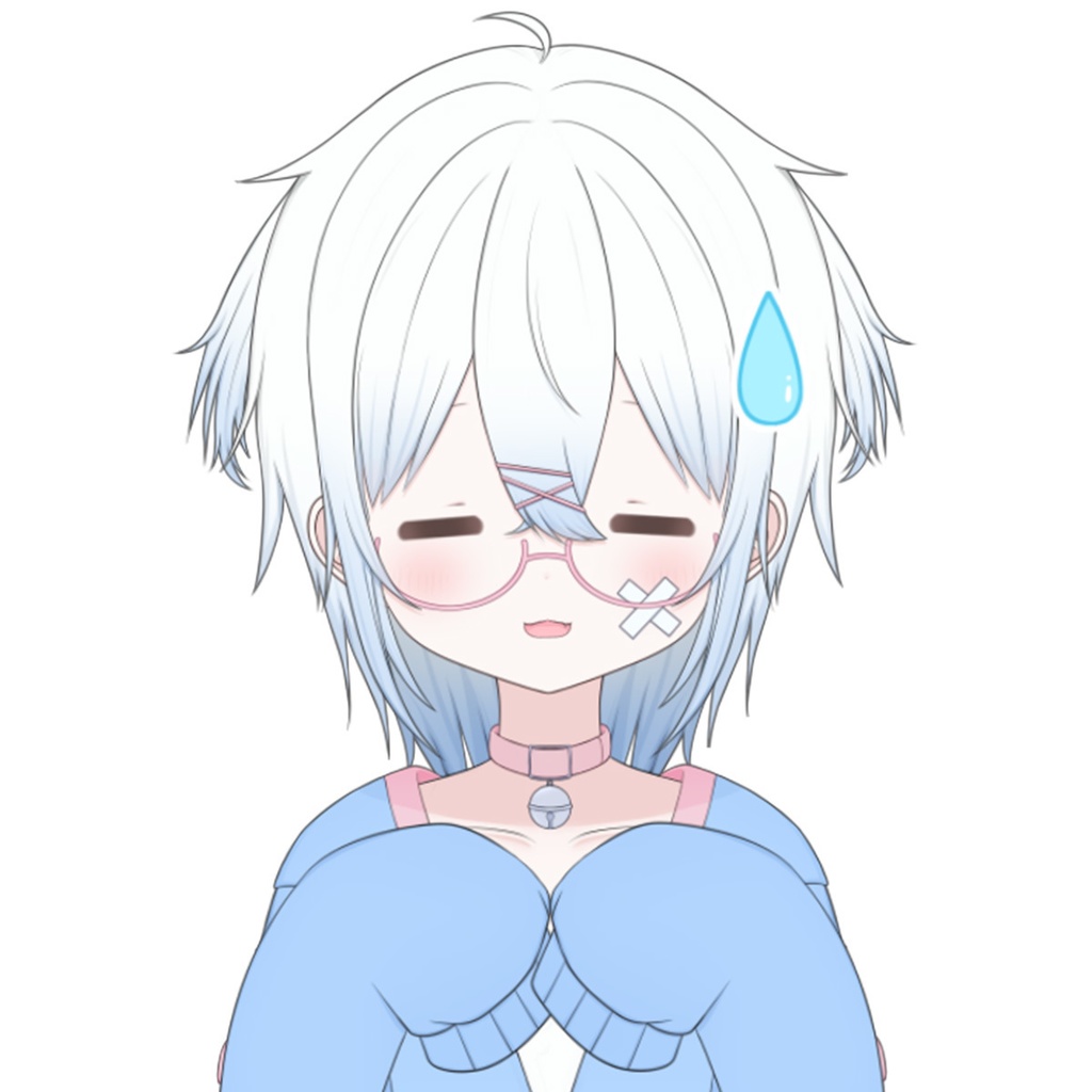 【限定一点】ピンクブルーキャティ【Live2dモデル】【VTS対応】