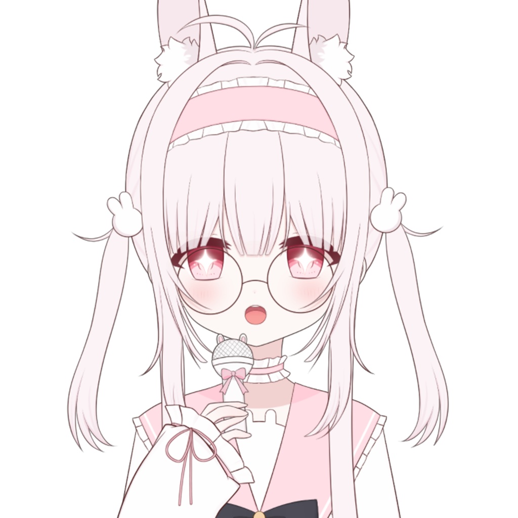 【限定一点】夢のウサギ【Live2dモデル】【VTS対応】