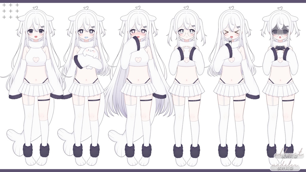 【限定一点】雪のアザラシ【Live2dモデル】【VTS対応】