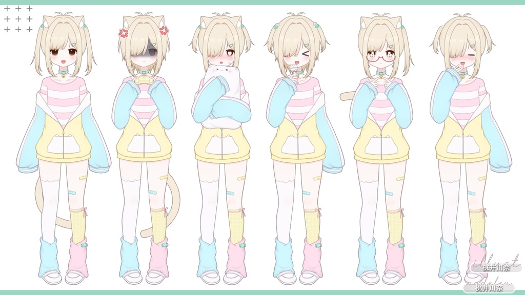 【限定一点】キャンディー子猫【Live2dモデル】【VTS対応】