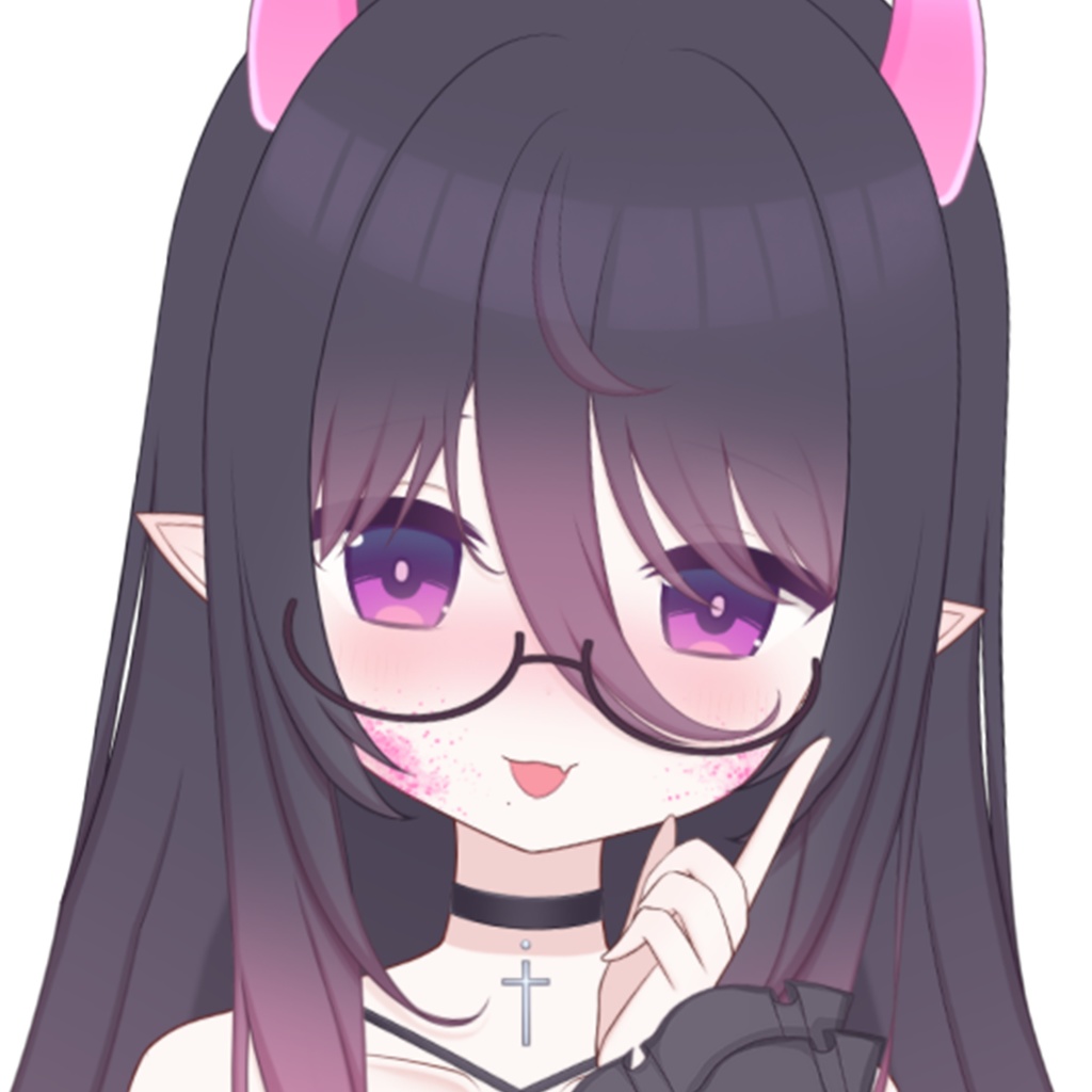 【限定一点】ピンクの角の悪魔【Live2dモデル】【VTS対応】