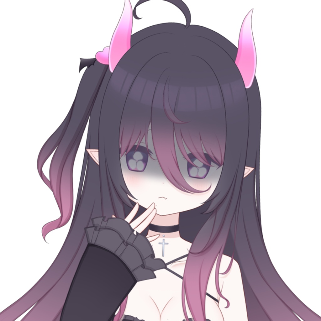 【限定一点】ピンクの角の悪魔【Live2dモデル】【VTS対応】