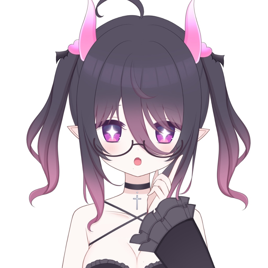 【限定一点】ピンクの角の悪魔【Live2dモデル】【VTS対応】