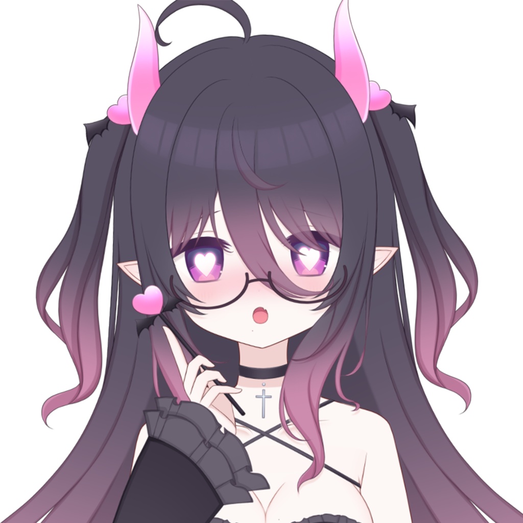 【限定一点】ピンクの角の悪魔【Live2dモデル】【VTS対応】