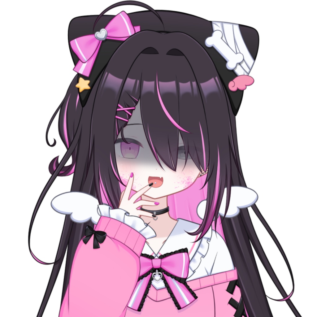 【限定一点】地雷系ネコ少女【Live2dモデル】【VTS対応】