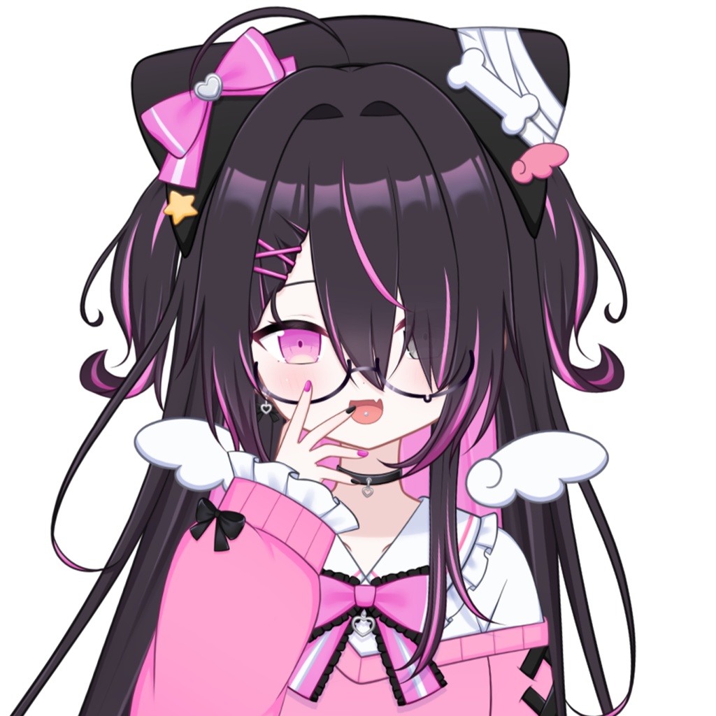 【限定一点】地雷系ネコ少女【Live2dモデル】【VTS対応】