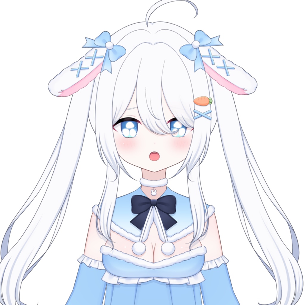 【限定一点】雪うさぎ【Live2dモデル】【VTS対応】