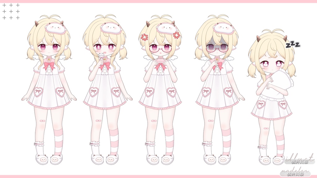 【限定一点】ゆめみひつじ【Live2dモデル】【VTS対応】