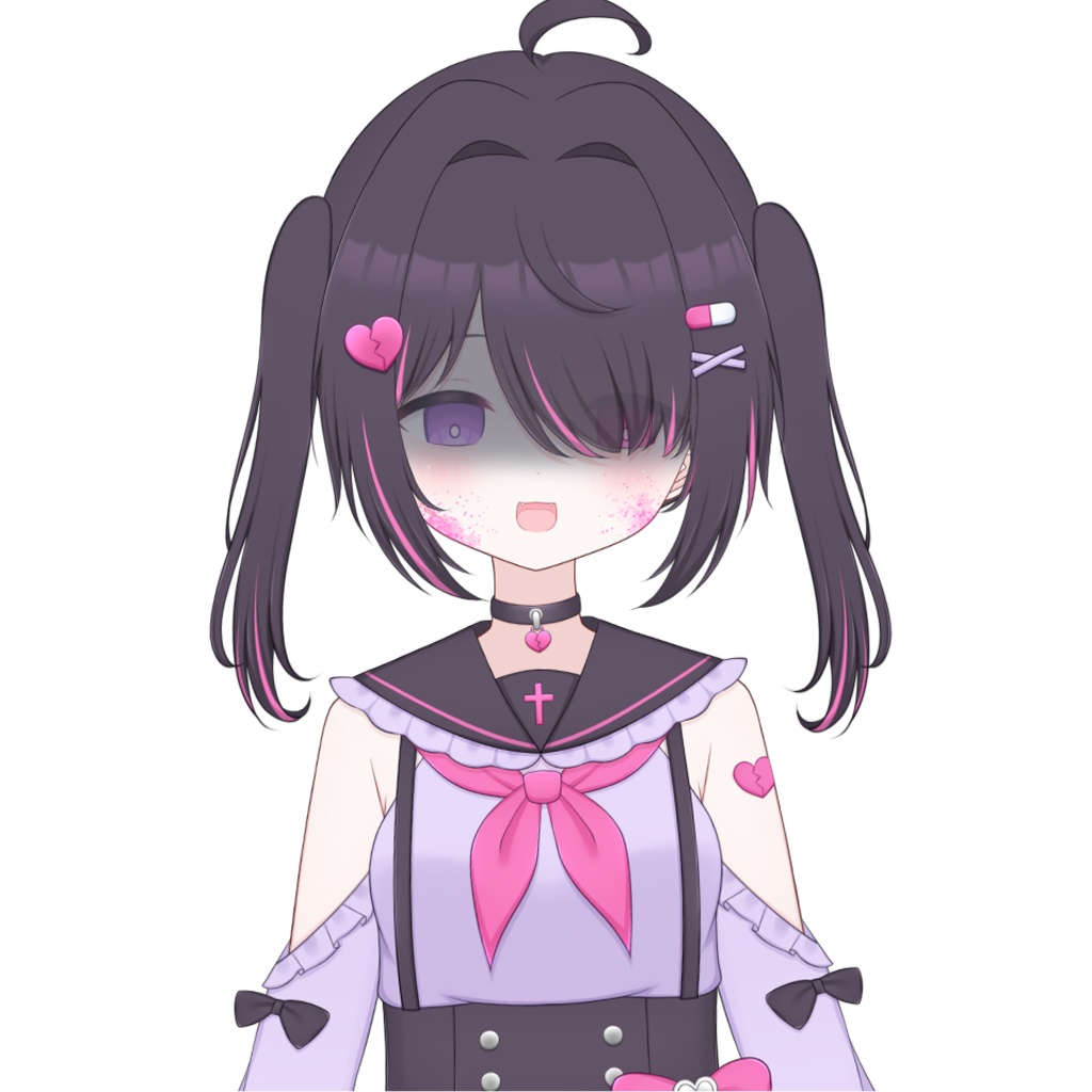 【限定一点】地雷系制服ガール【Live2dモデル】【VTS対応】