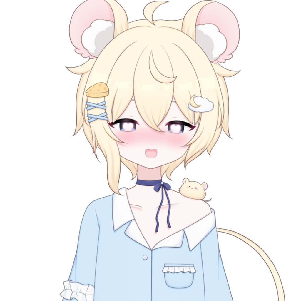 【限定一点】おねむねずみ【Live2dモデル】【VTS対応】