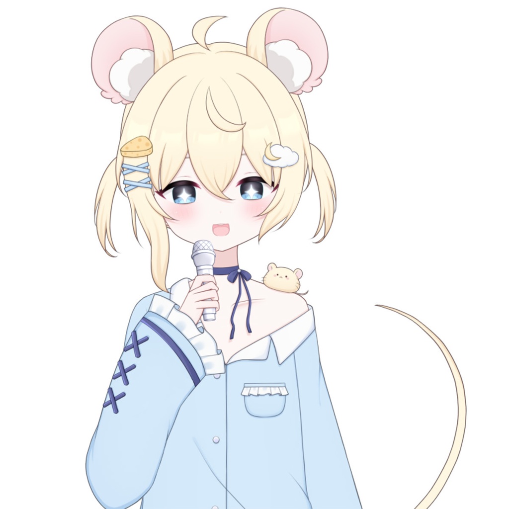 【限定一点】おねむねずみ【Live2dモデル】【VTS対応】