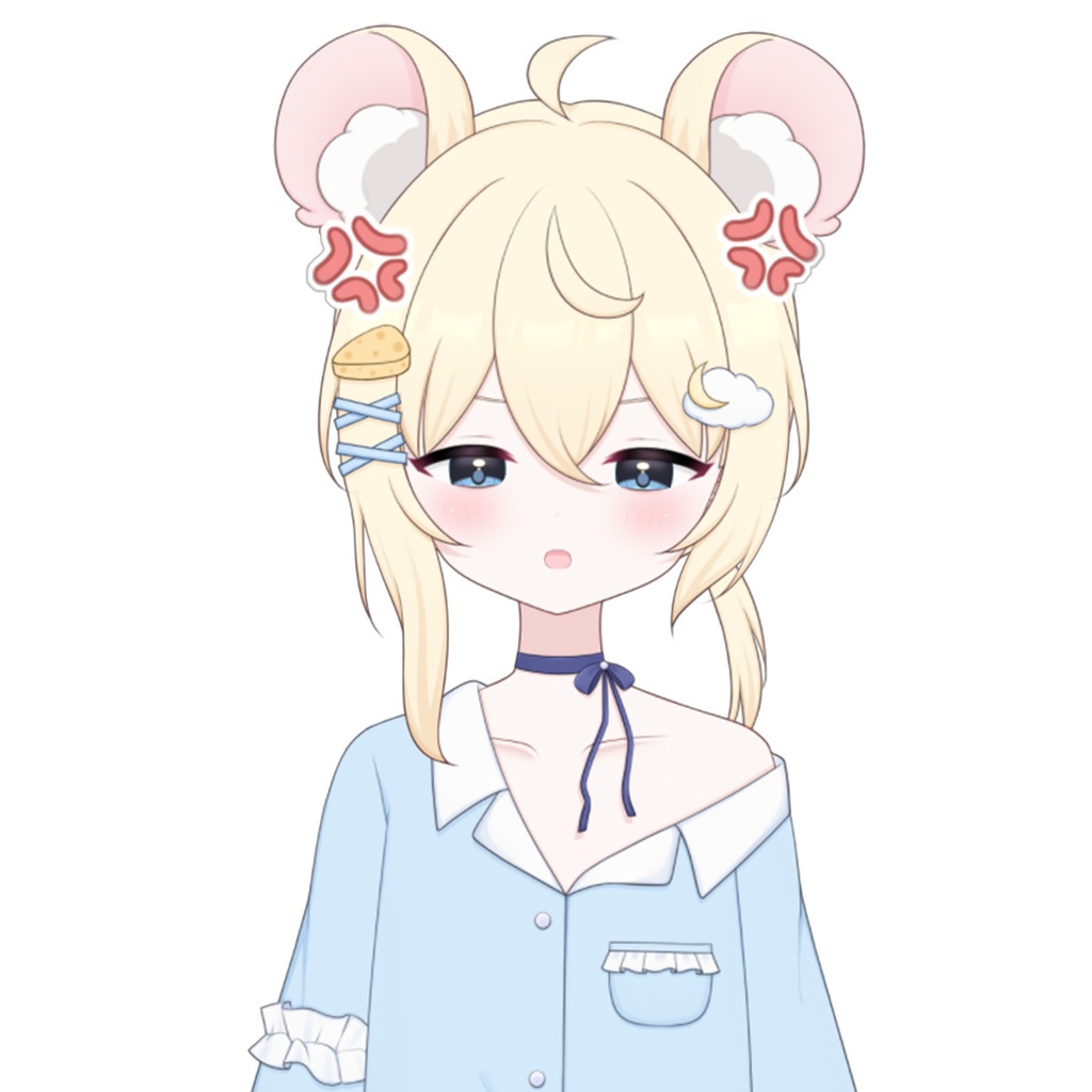 【限定一点】おねむねずみ【Live2dモデル】【VTS対応】