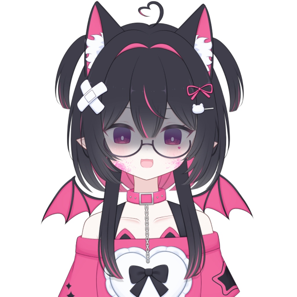 【限定一点】悪魔猫ちゃん【Live2dモデル】【VTS対応】