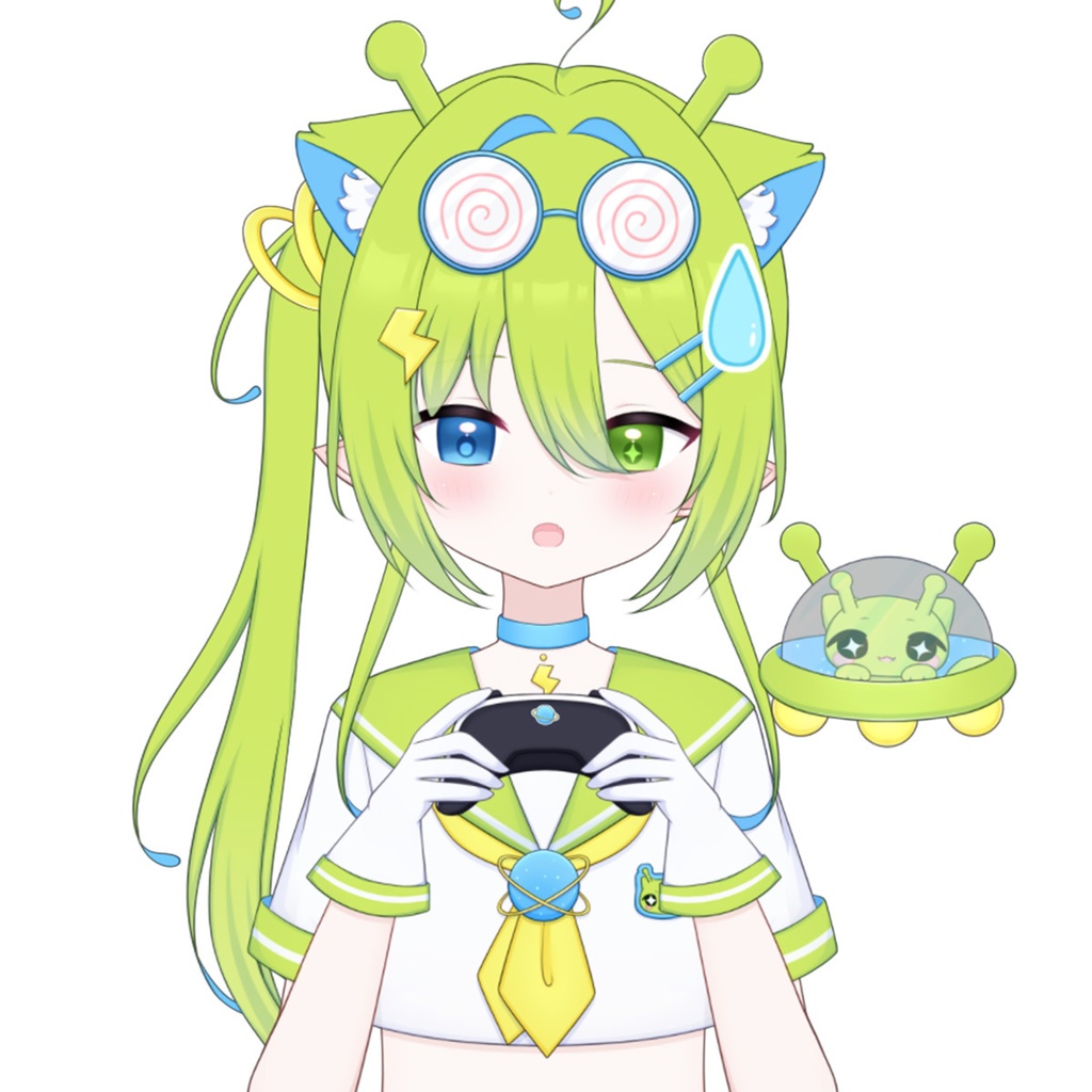 【限定一点】宇宙ねこちゃん【Live2dモデル】【VTS対応】