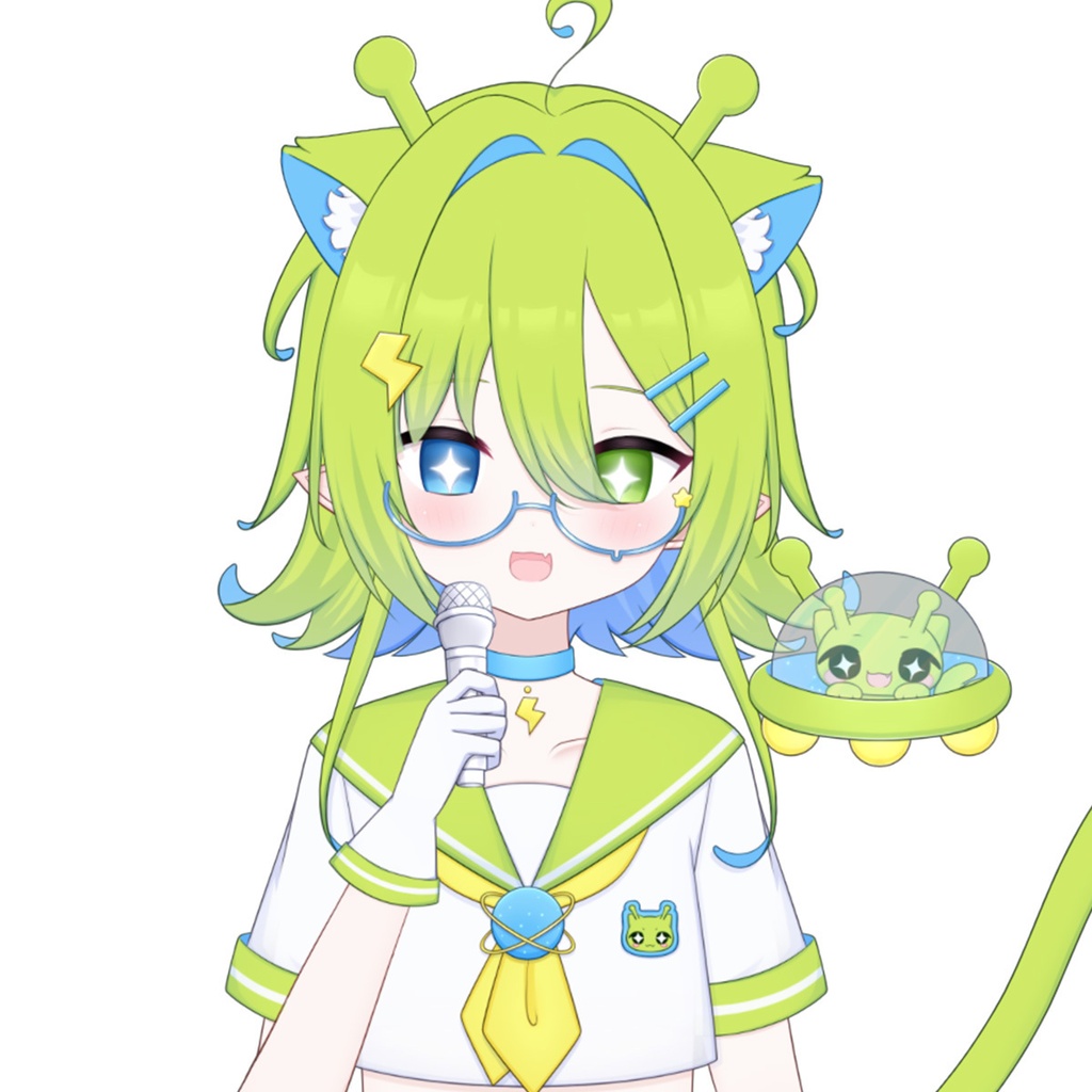 【限定一点】宇宙ねこちゃん【Live2dモデル】【VTS対応】