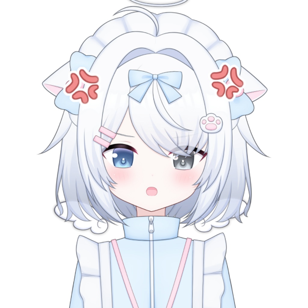 【限定一点】水色天使ちゃん【Live2dモデル】【VTS対応】