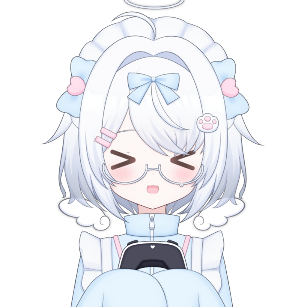 【限定一点】水色天使ちゃん【Live2dモデル】【VTS対応】