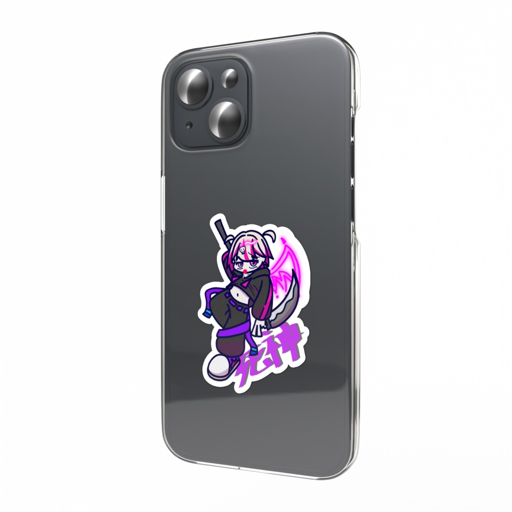 死神ちゃんスマホステッカー