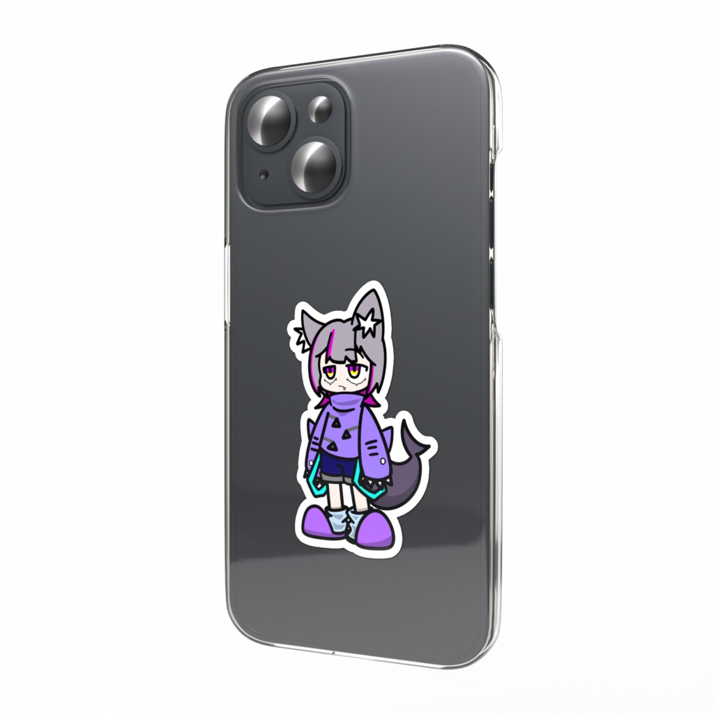 麦鮫ちゃん スマホステッカー