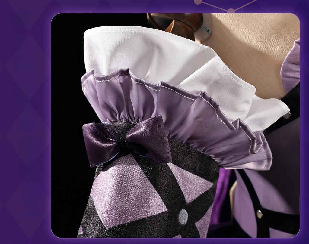 Monenjoy 崩壊スターレイル マダムヘルタ コスプレ衣装 洋服 ワンピース 3d樹脂製アクセサリー コスチュームGS1204