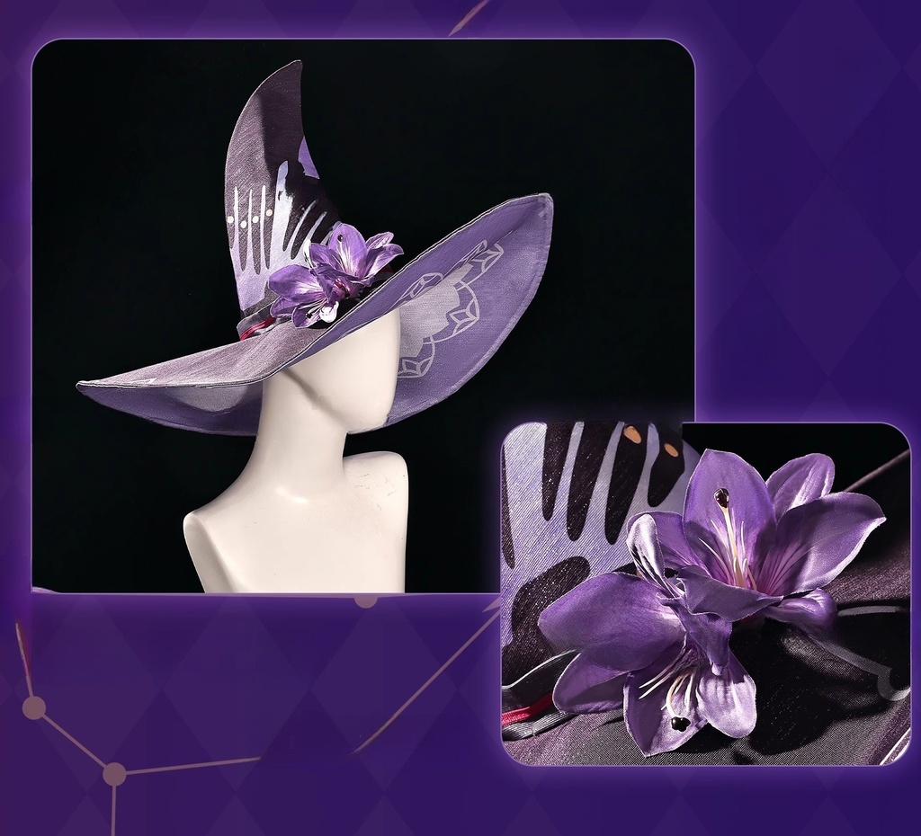 Monenjoy 崩壊スターレイル マダムヘルタ コスプレ衣装 洋服 ワンピース 3d樹脂製アクセサリー コスチュームGS1204