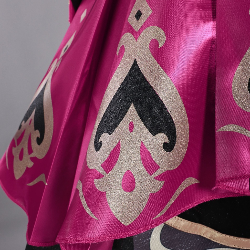 Monenjoy 原神 エスコフィエ コスプレ衣装 Escoffier コスチューム ワンピース 洋服 帽子付 3d樹脂アクセサリー G1199