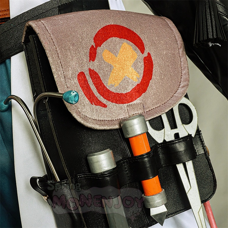 monenjoy 原神 イファ コスプレ衣装 トラロカンの竜医 花翼の集の竜医 帽子+アクセサリー付 コスプレ GS1389