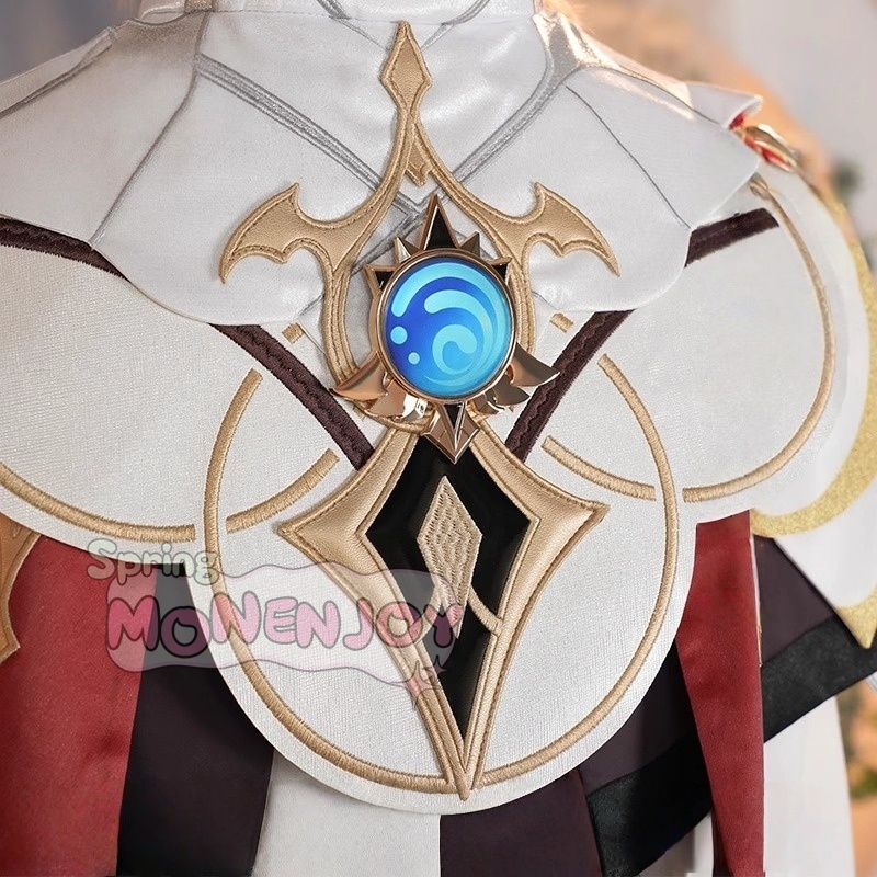 Monenjoy 原神 ダリア コスプレ衣装 Dahlia 帽子付 金属製パーツ イベント