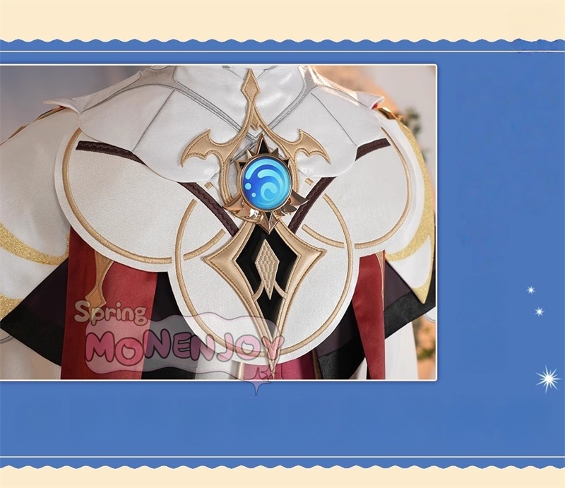 Monenjoy 原神 ダリア コスプレ衣装 Dahlia 帽子付 金属製パーツ イベント